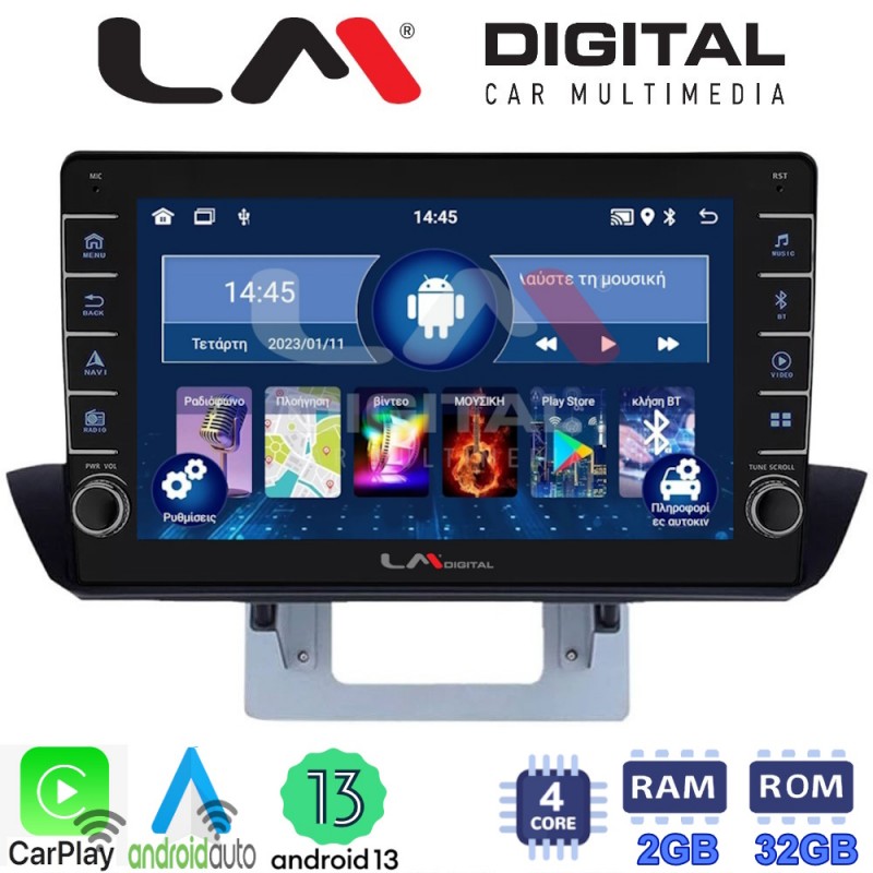 LM Digital - LM ZG4994UP GPS Οθόνη OEM Multimedia Αυτοκινήτου για Mazda BT50 2012 &gt; 2018 (CarPlay/AndroidAuto/BT/GPS/WIFI/GPRS)