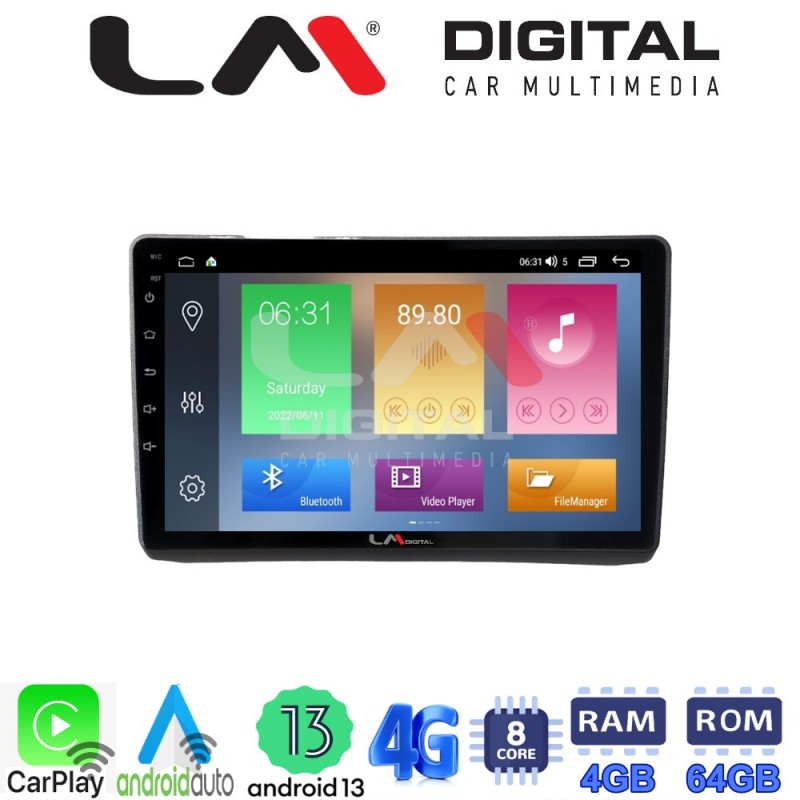 LM Digital - LM ZC8892 GPS Οθόνη OEM Multimedia Αυτοκινήτου για Opel Vivaro - Renault Trafic - Nissan Primastar 2002 &gt;2009 (CarPlay/AndroidAuto/BT/GPS/WIFI/GPRS)