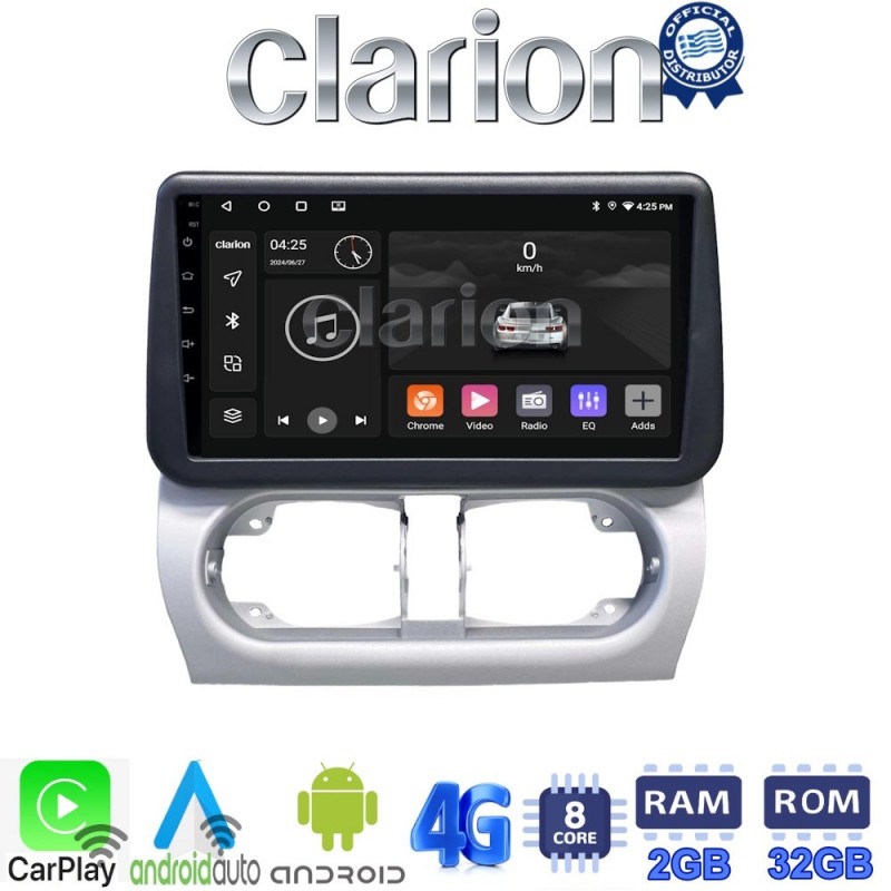 CLARION GL71663 Οθόνη OEM Multimedia Αυτοκινήτου για Opel Corsa C 2000 &gt; 2006 (CarPlay/AndroidAuto/BT/GPS/WIFI/GPRS)