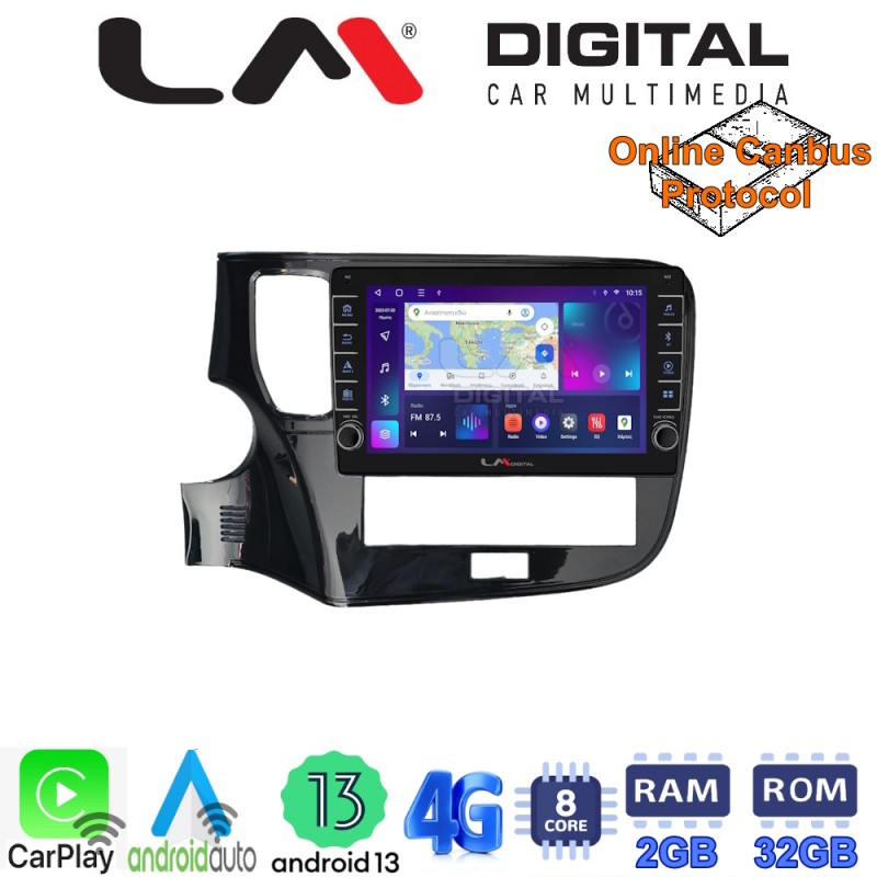 LM Digital - LM ZG8894 GPS Οθόνη OEM Multimedia Αυτοκινήτου για Mitsubishi Outlander 2020 &gt; (CarPlay/AndroidAuto/BT/GPS/WIFI/GPRS)