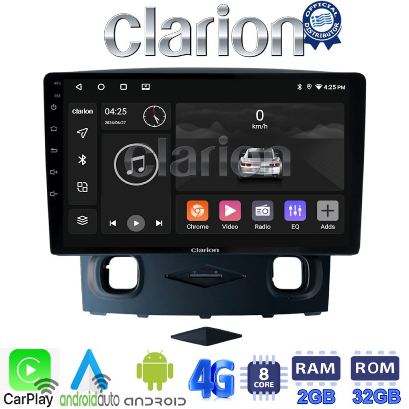 CLARION GL71553 Οθόνη OEM Multimedia Αυτοκινήτου για Ford Kuga 2008 &gt; 2013 (CarPlay/AndroidAuto/BT/GPS/WIFI/GPRS)