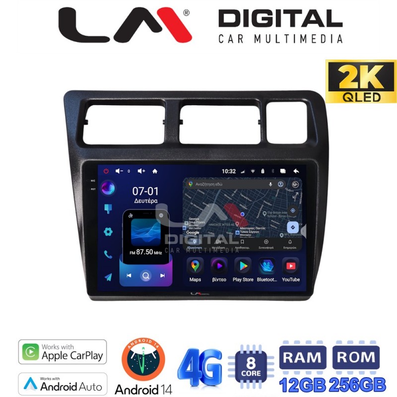 LM Digital - LM ZS8910 GPS Οθόνη OEM Multimedia Αυτοκινήτου για  (CarPlay/AndroidAuto/BT/GPS/WIFI/GPRS)