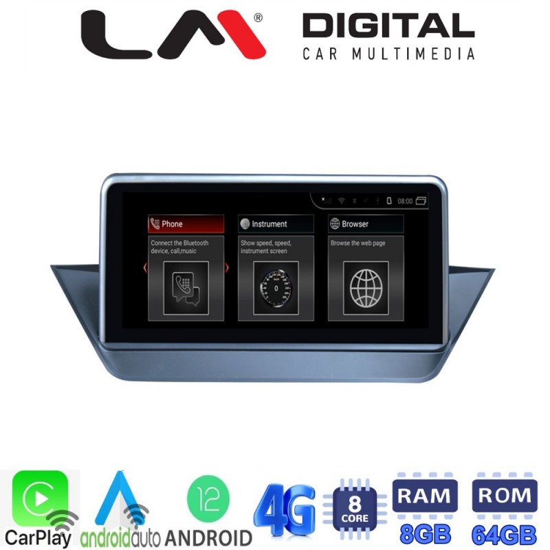 LM Digital - LM G219P109 Οθόνη OEM Multimedia Αυτοκινήτου για BMW X1 (E84) 2009 &gt; 2014 (CarPlay/AndroidAuto/BT/GPS/WIFI/GPRS)