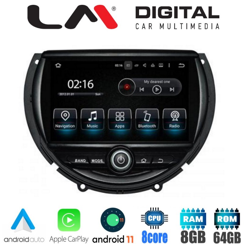 LM Digital - LM G845P79 Οθόνη OEM Multimedia Αυτοκινήτου για MINI COOPER 2014&gt; (CarPlay/AndroidAuto/BT/GPS/WIFI/GPRS)