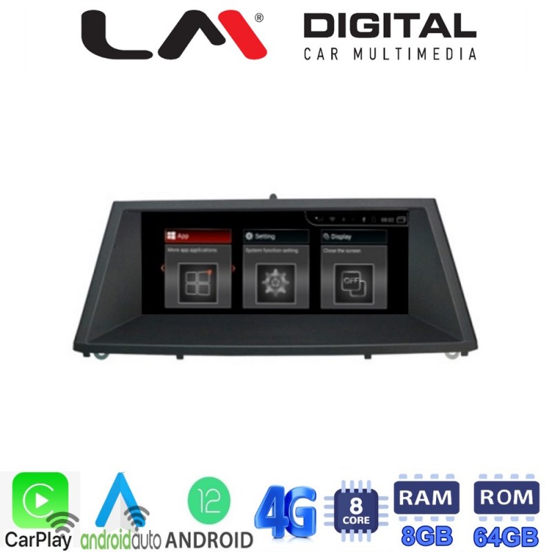 LM Digital - LM G397M9 CCC Οθόνη OEM Multimedia Αυτοκινήτου για BMW X5 (E70) '07 &gt; '09 BMW X6 (E72) '08 &gt; '09 (CarPlay/AndroidAuto/BT/GPS/WIFI/GPRS)