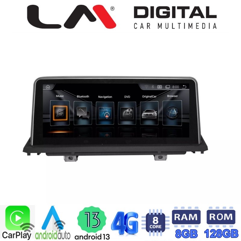 LM Digital - LM G497M10 NBT Οθόνη OEM Multimedia Αυτοκινήτου για BMW X5 (F15) '13 &gt; '18 BMW X6 (F16) '15 &gt; '19 (CarPlay/AndroidAuto/BT/GPS/WIFI/GPRS)