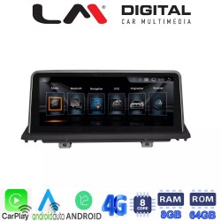 LM Digital - LM G497M10 EVO Οθόνη OEM Multimedia Αυτοκινήτου για BMW X5 (F15) '13 &gt; '18 BMW X6 (F16) '15 &gt; '19 (CarPlay/AndroidAuto/BT/GPS/WIFI/GPRS)