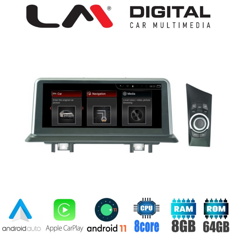 LM Digital - LM G171M10 CCC Οθόνη OEM Multimedia Αυτοκινήτου για BMW SERIΕS 1  (E81 & E82 & E87) 2004 &gt; 2012 (CarPlay/AndroidAuto/BT/GPS/WIFI/GPRS)