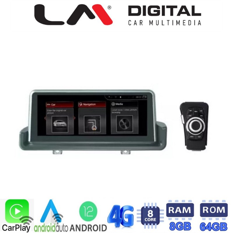 LM Digital - LM G395M10 Οθόνη OEM Multimedia Αυτοκινήτου για BMW SERIES 3 (E90) & SERIES 4  2005&gt;2012 (CarPlay/AndroidAuto/BT/GPS/WIFI/GPRS)