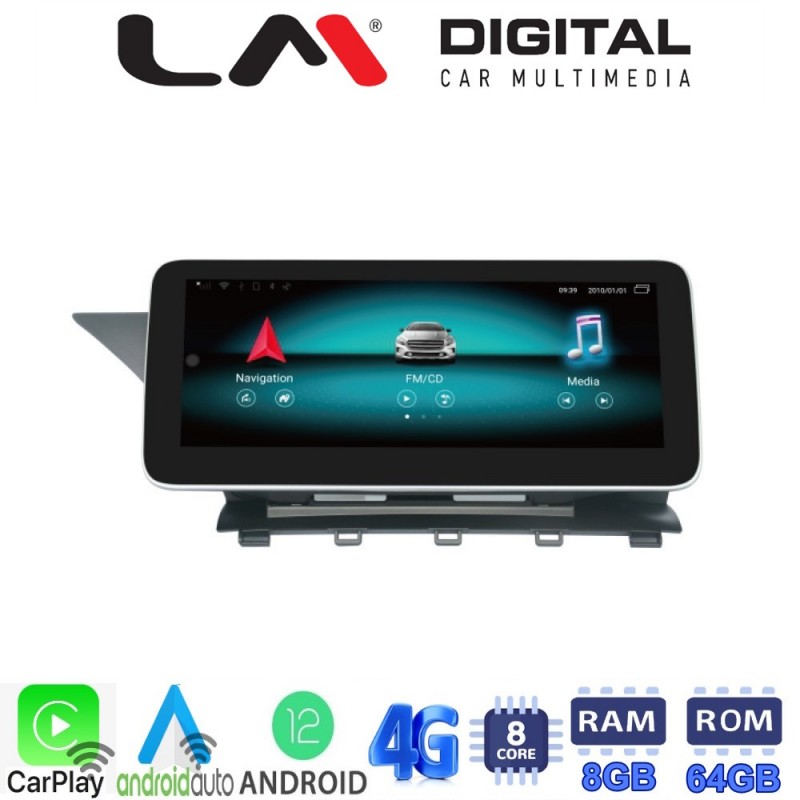 LM Digital - LM G888M10 SQ Οθόνη OEM Multimedia Αυτοκινήτου για MERCEDES GLK (X204) 2008 &gt; 2014  (CarPlay/AndroidAuto/BT/GPS/WIFI/GPRS)