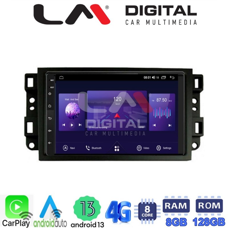 LM Digital - LM ZT8020 GPS Οθόνη OEM Multimedia Αυτοκινήτου για CAPTIVA - EPICA - AVEO &gt;2011  (CarPlay/AndroidAuto/BT/GPS/WIFI/GPRS)