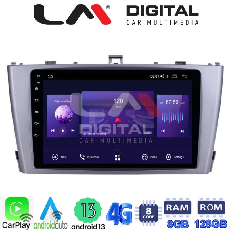 LM Digital - LM ZT8027 GPS Οθόνη OEM Multimedia Αυτοκινήτου για TOYOTA AVENSIS T27 2009 &gt; 2016  (CarPlay/AndroidAuto/BT/GPS/WIFI/GPRS)