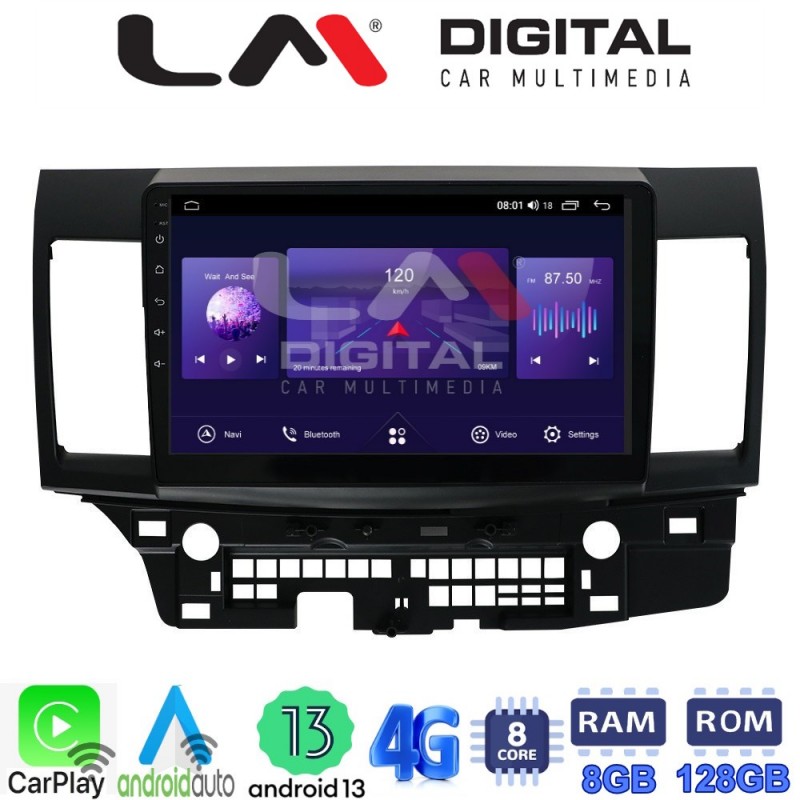 LM Digital - LM ZT8037 GPS Οθόνη OEM Multimedia Αυτοκινήτου για MITSUBISHI LANCER 2008&gt; (CarPlay/AndroidAuto/BT/GPS/WIFI/GPRS)