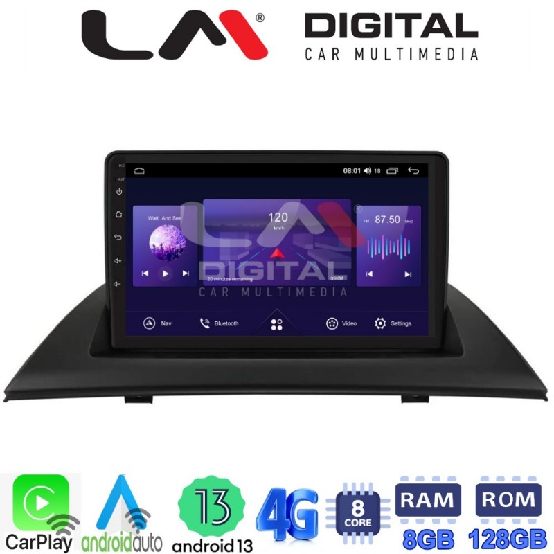 LM Digital - LM ZT8103 GPS Οθόνη OEM Multimedia Αυτοκινήτου για BMW X3 2003 &gt; 2010 (CarPlay/AndroidAuto/BT/GPS/WIFI/GPRS)