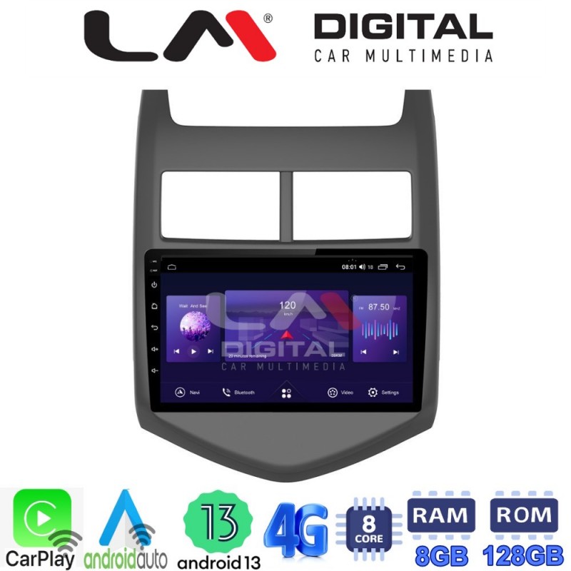 LM Digital - LM ZT8107 GPS Οθόνη OEM Multimedia Αυτοκινήτου για CHEVROLET AVEO 2012&gt; (CarPlay/AndroidAuto/BT/GPS/WIFI/GPRS)