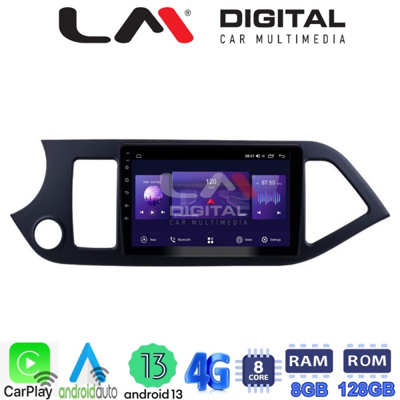 LM Digital - LM ZT8120 GPS Οθόνη OEM Multimedia Αυτοκινήτου για KIA PICCANTO 2011&gt;2017 (CarPlay/AndroidAuto/BT/GPS/WIFI/GPRS)