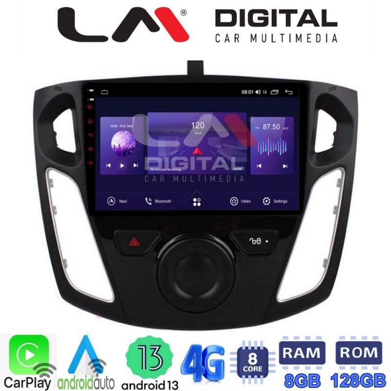 LM Digital - LM ZT8150 GPS Οθόνη OEM Multimedia Αυτοκινήτου για FORD FOCUS 2015&gt;2018 (CarPlay/AndroidAuto/BT/GPS/WIFI/GPRS)