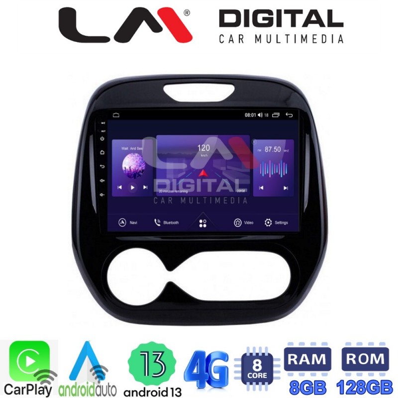 LM Digital - LM ZT8155 GPS Οθόνη OEM Multimedia Αυτοκινήτου για RENAULT CAPTURE 2013&gt;  (CarPlay/AndroidAuto/BT/GPS/WIFI/GPRS)