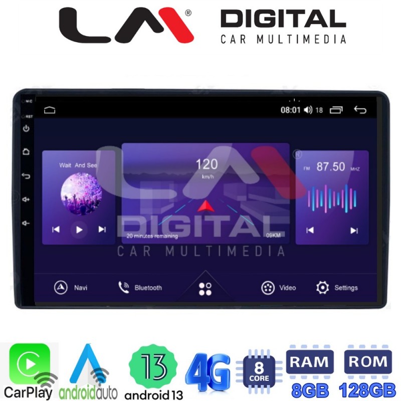 LM Digital - LM ZT8157 GPS Οθόνη OEM Multimedia Αυτοκινήτου για DACIA DUSTER 2013&gt;2019  (CarPlay/AndroidAuto/BT/GPS/WIFI/GPRS)