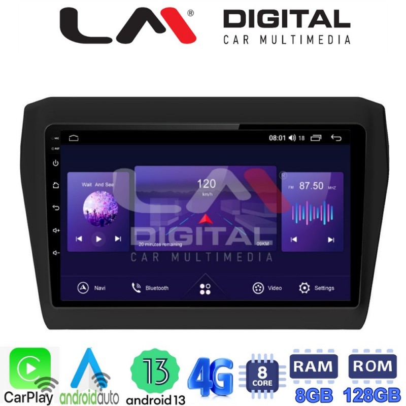 LM Digital - LM ZT8180 GPS Οθόνη OEM Multimedia Αυτοκινήτου για SUZUKI SWIFT 2016&gt; (CarPlay/AndroidAuto/BT/GPS/WIFI/GPRS)