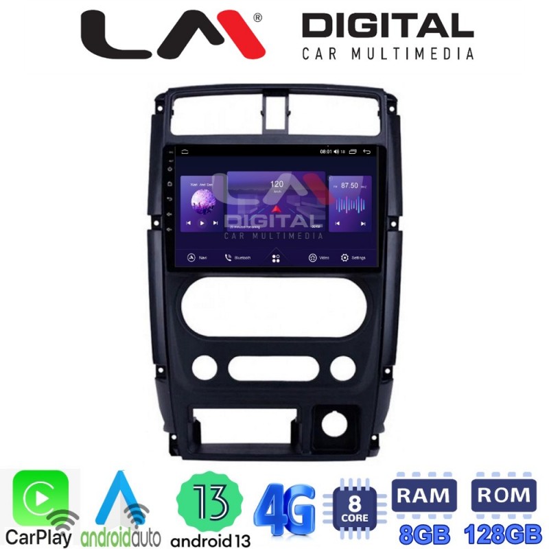 LM Digital - LM ZT8186 GPS Οθόνη OEM Multimedia Αυτοκινήτου για SUZUKI JIMNY 2007 &gt; 2018   (CarPlay/AndroidAuto/BT/GPS/WIFI/GPRS)