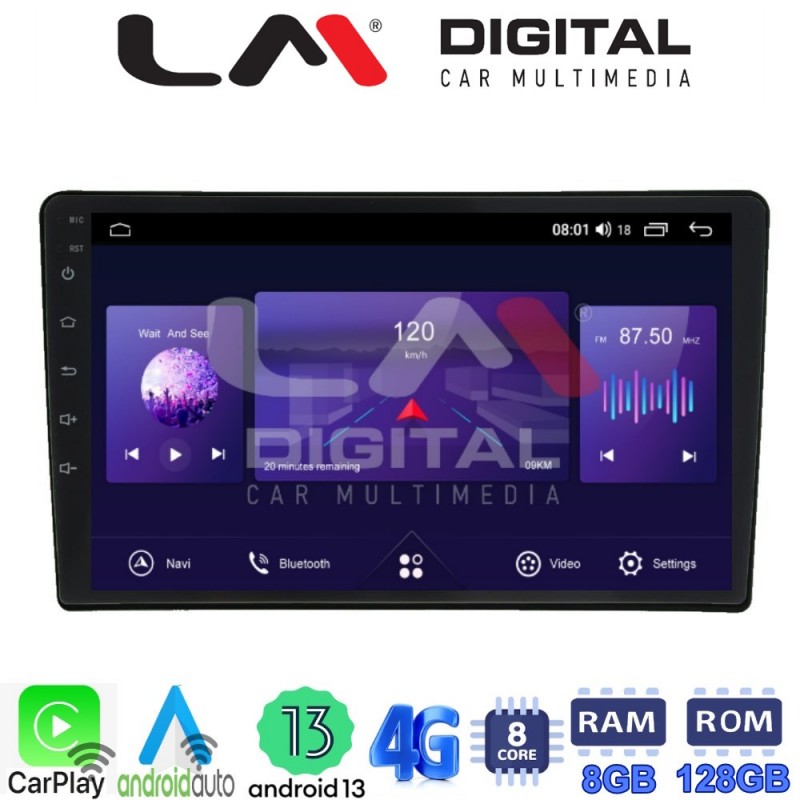 LM Digital - LM ZT8202 GPS Οθόνη OEM Multimedia Αυτοκινήτου για Jeep 2007&gt; (CarPlay/AndroidAuto/BT/GPS/WIFI/GPRS)