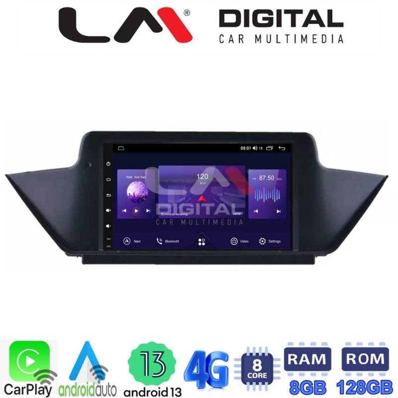 LM Digital - LM ZT8219 GPS Οθόνη OEM Multimedia Αυτοκινήτου για BMW X1 (E84) 2009&gt;2014 (CarPlay/AndroidAuto/BT/GPS/WIFI/GPRS)