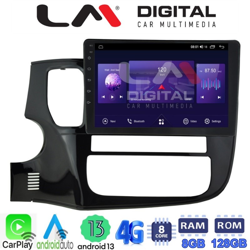 LM Digital - LM ZT8231 GPS Οθόνη OEM Multimedia Αυτοκινήτου για MITSUBISHI OUTLANDER  2013&gt; (CarPlay/AndroidAuto/BT/GPS/WIFI/GPRS)