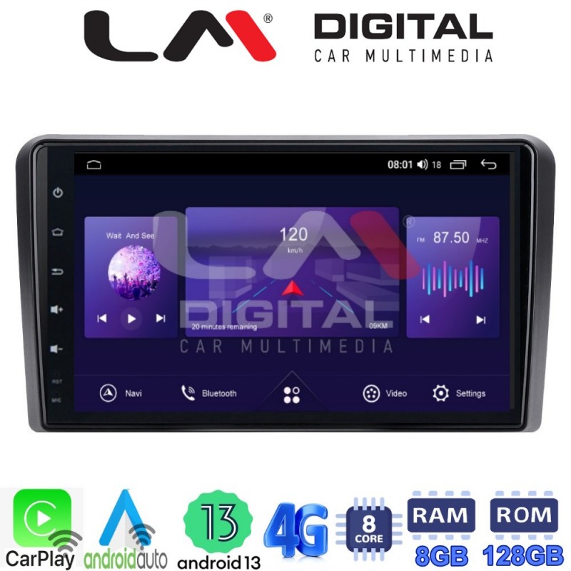 LM Digital - LM ZT8233 GPS Οθόνη OEM Multimedia Αυτοκινήτου για MITSUBIUSHI L200 2020&gt; (CarPlay/AndroidAuto/BT/GPS/WIFI/GPRS)