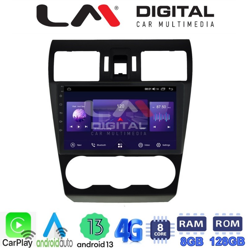 LM Digital - LM ZT8262 GPS Οθόνη OEM Multimedia Αυτοκινήτου για SUBARU IMPREZA-FORESTER 2013&gt; (CarPlay/AndroidAuto/BT/GPS/WIFI/GPRS)