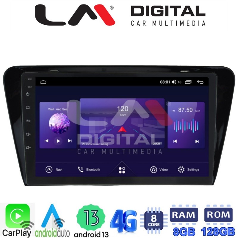 LM Digital - LM ZT8279 GPS Οθόνη OEM Multimedia Αυτοκινήτου για SKODA OCTAVIA 7 2013&gt; 2020 (CarPlay/AndroidAuto/BT/GPS/WIFI/GPRS)