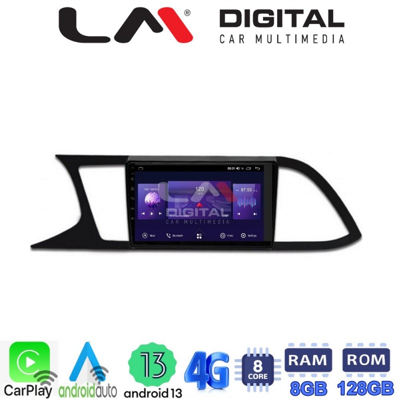 LM Digital - LM ZT8306 GPS Οθόνη OEM Multimedia Αυτοκινήτου για SEAT LEON 2012&gt;  (CarPlay/AndroidAuto/BT/GPS/WIFI/GPRS)