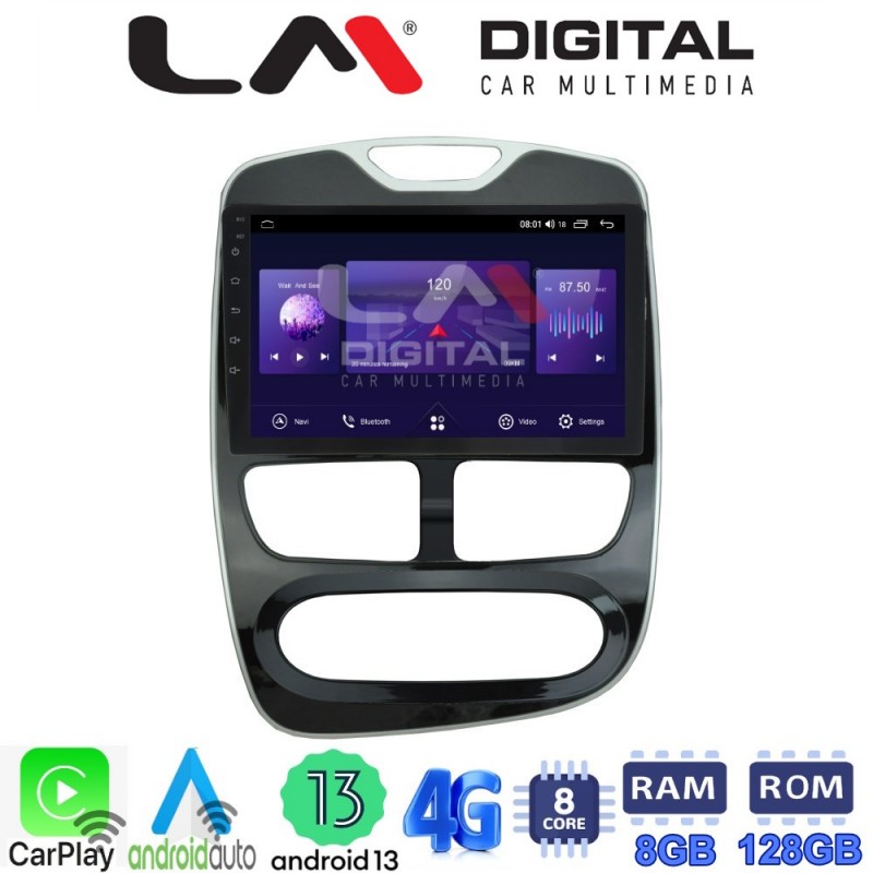 LM Digital - LM ZT8320 GPS Οθόνη OEM Multimedia Αυτοκινήτου για RENAULT CLIO 2012 &gt; 2015  (CarPlay/AndroidAuto/BT/GPS/WIFI/GPRS)