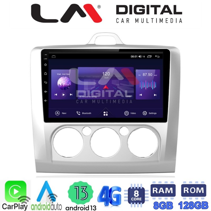 LM Digital - LM ZT8329 GPS Οθόνη OEM Multimedia Αυτοκινήτου για FORD FOCUS 2004&gt;2012 (CarPlay/AndroidAuto/BT/GPS/WIFI/GPRS)