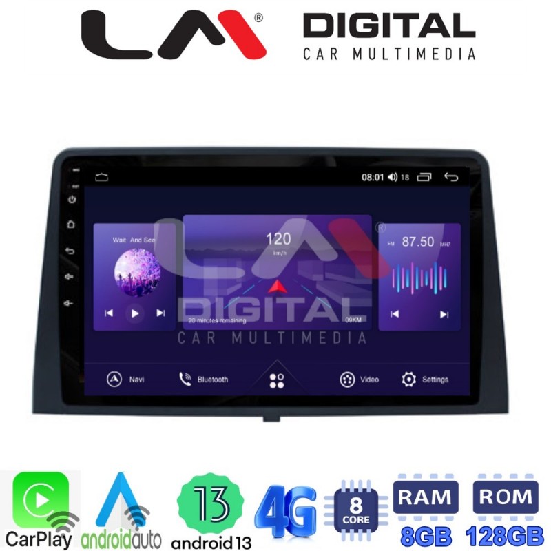 LM Digital - LM ZT8330 GPS Οθόνη OEM Multimedia Αυτοκινήτου για CITROEN BERLINGO - PEUGEOT PARTNER 2019&gt; (CarPlay/AndroidAuto/BT/GPS/WIFI/GPRS)