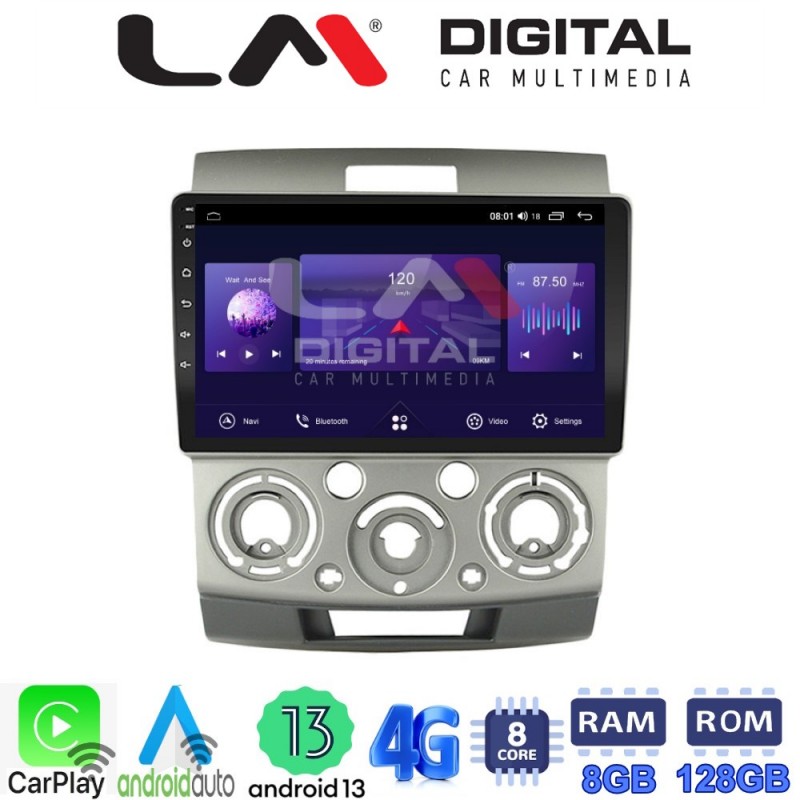 LM Digital - LM ZT8360 GPS Οθόνη OEM Multimedia Αυτοκινήτου για MAZDA BT 50  & FORD RANGER 2006&gt;2011 (CarPlay/AndroidAuto/BT/GPS/WIFI/GPRS)