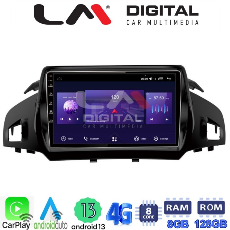 LM Digital - LM ZT8362 GPS Οθόνη OEM Multimedia Αυτοκινήτου για FORD KUGA 2013&gt; & C-MAX 2011&gt; (CarPlay/AndroidAuto/BT/GPS/WIFI/GPRS)