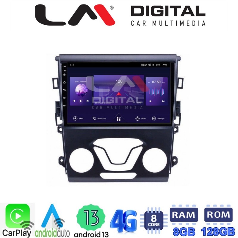 LM Digital - LM ZT8369 GPS Οθόνη OEM Multimedia Αυτοκινήτου για FORD MONDEO 2014&gt; (CarPlay/AndroidAuto/BT/GPS/WIFI/GPRS)