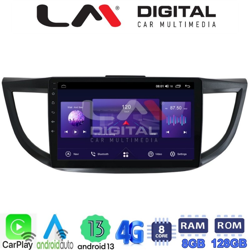 LM Digital - LM ZT8378 GPS Οθόνη OEM Multimedia Αυτοκινήτου για HONDA CRV 2013&gt;2017 (CarPlay/AndroidAuto/BT/GPS/WIFI/GPRS)