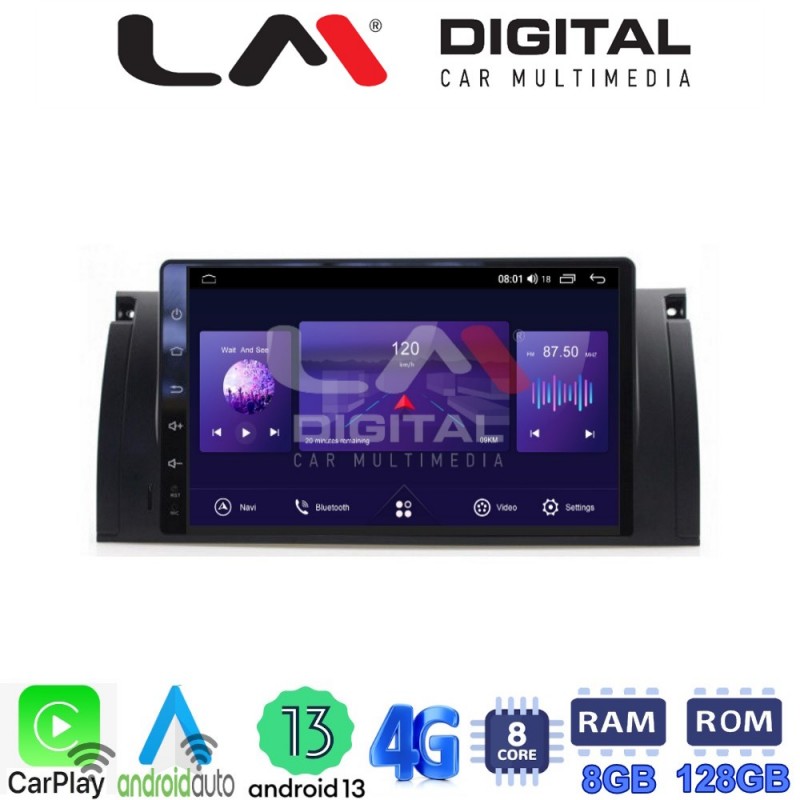 LM Digital - LM ZT8395 GPS Οθόνη OEM Multimedia Αυτοκινήτου για BMW S5-S7-X5 (E38-E39-E59) 1998 2003 (CarPlay/AndroidAuto/BT/GPS/WIFI/GPRS)