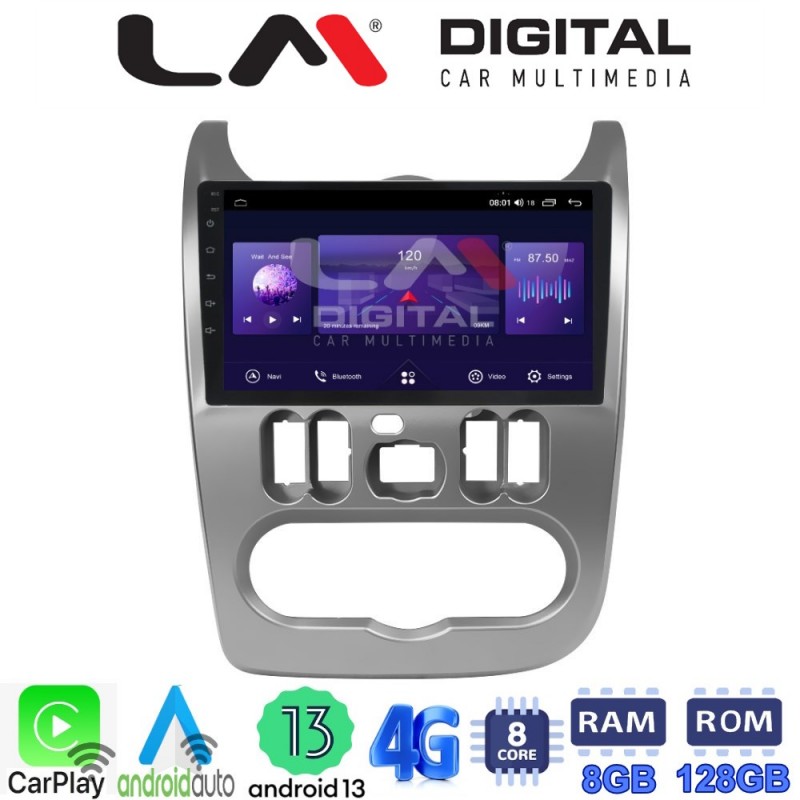 LM Digital - LM ZT8432 GPS Οθόνη OEM Multimedia Αυτοκινήτου για DACIA DUSTER 2006&gt;2012  (CarPlay/AndroidAuto/BT/GPS/WIFI/GPRS)