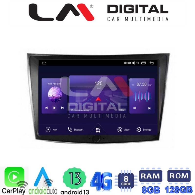 LM Digital - LM ZT8433 GPS Οθόνη OEM Multimedia Αυτοκινήτου για SsangYong Tivoli - XVL 2015 &gt; 2019  (CarPlay/AndroidAuto/BT/GPS/WIFI/GPRS)