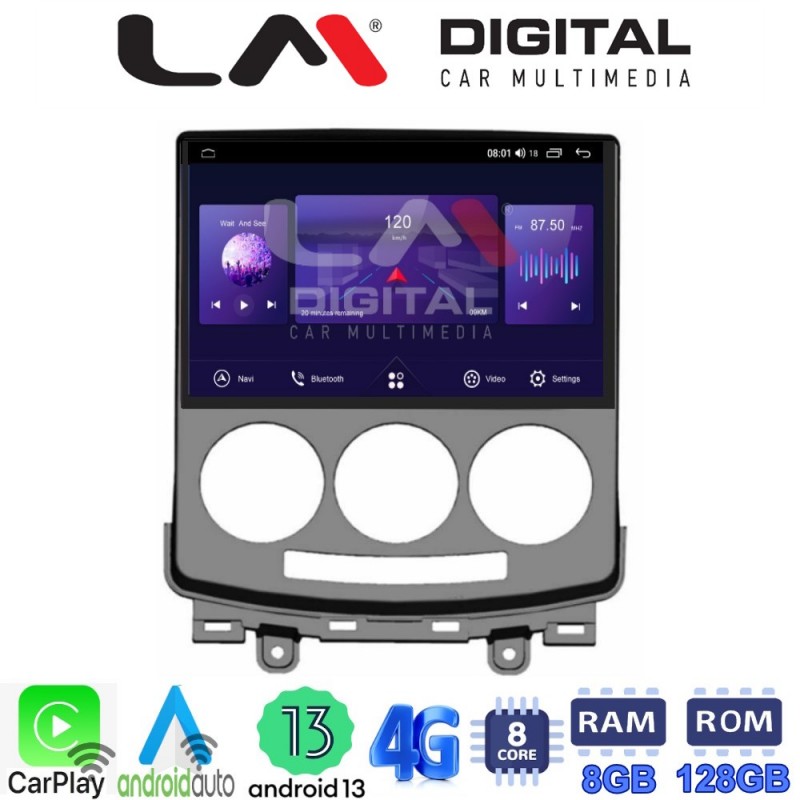 LM Digital - LM ZT8439 GPS Οθόνη OEM Multimedia Αυτοκινήτου για MAZDA 5 2004&gt;2010 (CarPlay/AndroidAuto/BT/GPS/WIFI/GPRS)