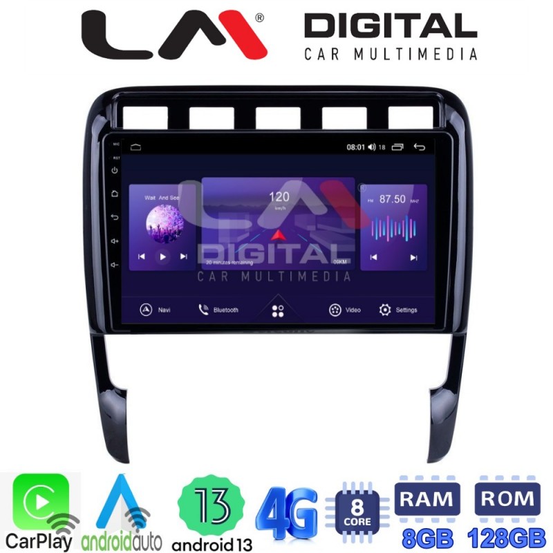 LM Digital - LM ZT8443 GPS Οθόνη OEM Multimedia Αυτοκινήτου για PORSCHE CAYENNE 2002&gt;2011 (CarPlay/AndroidAuto/BT/GPS/WIFI/GPRS)