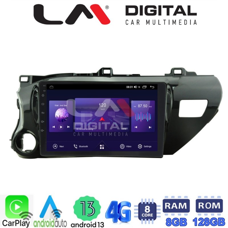 LM Digital - LM ZT8588 GPS Οθόνη OEM Multimedia Αυτοκινήτου για TOYOTA HILUX 2017&gt;   (CarPlay/AndroidAuto/BT/GPS/WIFI/GPRS)