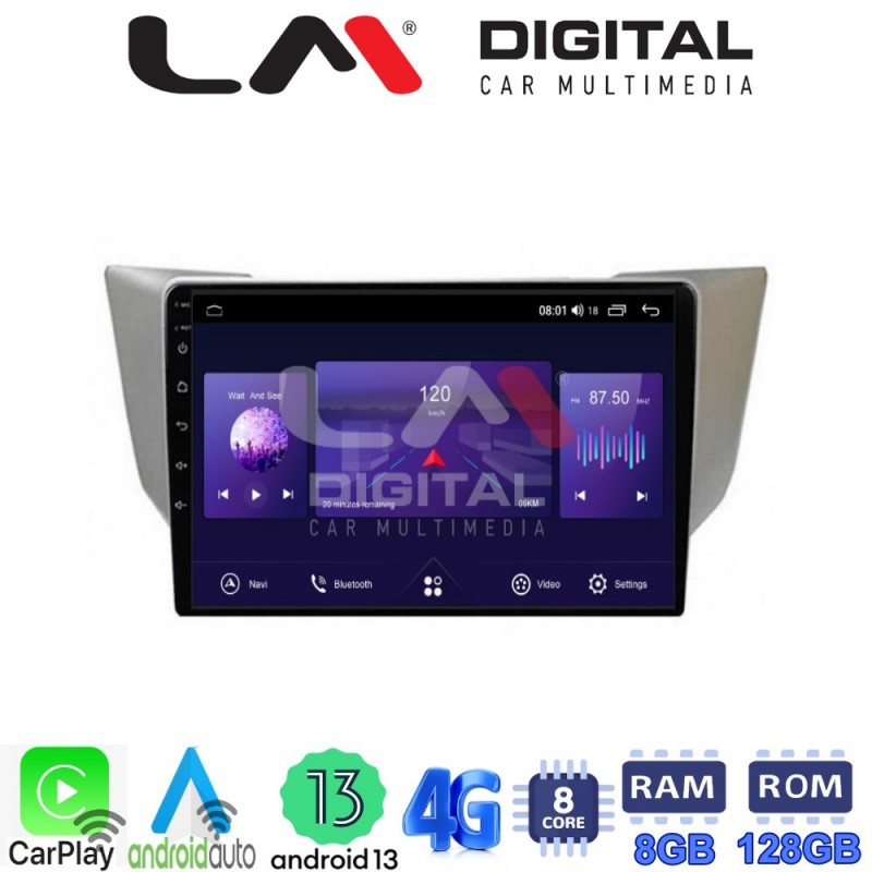 LM Digital - LM ZT8620 GPS Οθόνη OEM Multimedia Αυτοκινήτου για LEXUS RS 2003&gt;2009 (CarPlay/AndroidAuto/BT/GPS/WIFI/GPRS)