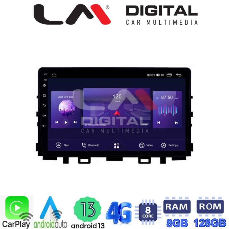 LM Digital - LM ZT8625 GPS Οθόνη OEM Multimedia Αυτοκινήτου για KIA RIO & STONIC 2017&gt; (CarPlay/AndroidAuto/BT/GPS/WIFI/GPRS)