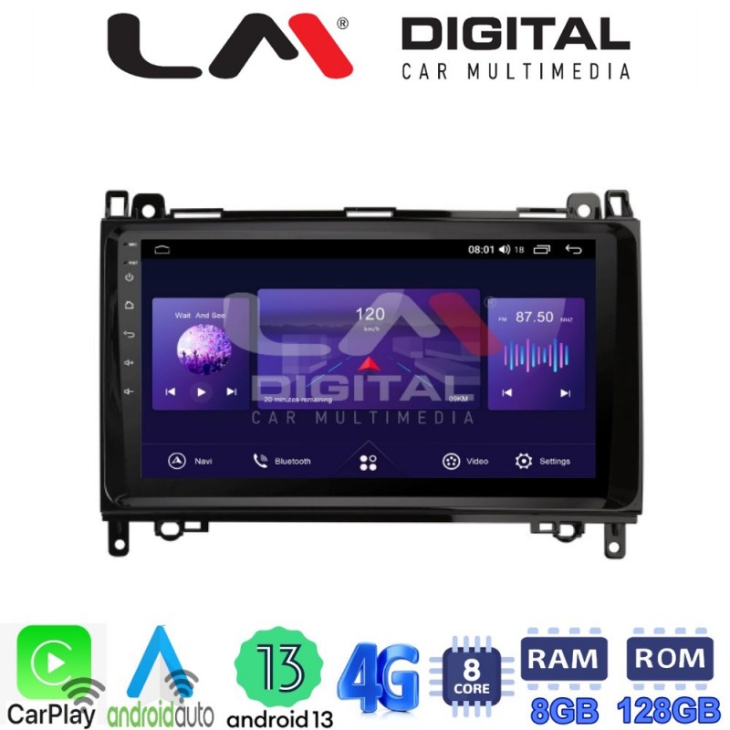 LM Digital - LM ZT8668 GPS Οθόνη OEM Multimedia Αυτοκινήτου για MERCEDES A(W169),B(W245) - SPRINTER - VITO   (CarPlay/AndroidAuto/BT/GPS/WIFI/GPRS)