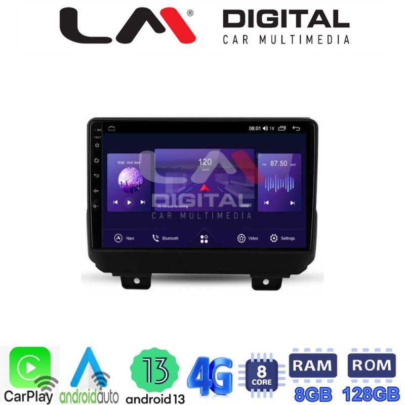 LM Digital - LM ZT8746 GPS Οθόνη OEM Multimedia Αυτοκινήτου για JEEP  WRANGLER 2018&gt;  (CarPlay/AndroidAuto/BT/GPS/WIFI/GPRS)