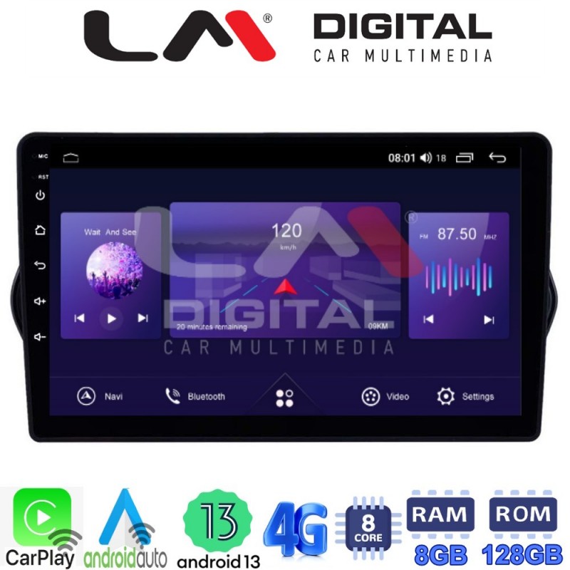 LM Digital - LM ZT8747 GPS Οθόνη OEM Multimedia Αυτοκινήτου για FIAT TIPO 2015&gt;   (CarPlay/AndroidAuto/BT/GPS/WIFI/GPRS)